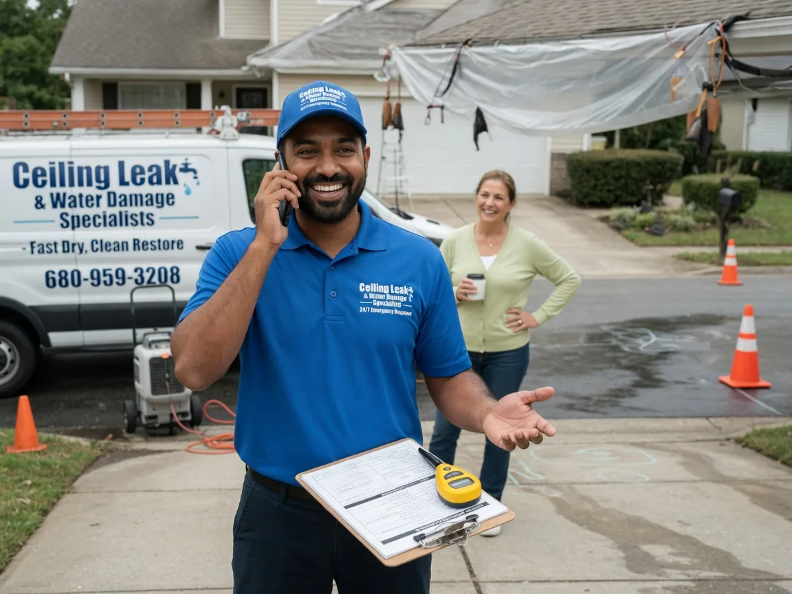 Ceiling Leak Cleanup Oak Ridge, MO FAQs